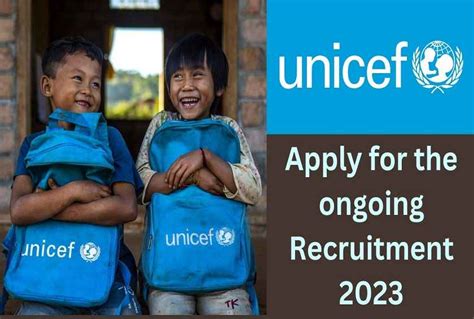 unicef jobs|unicef recrutement 2023.